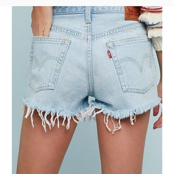 Levi's Pants - Levi's 501 Vintage High Rise Distressed Shorts